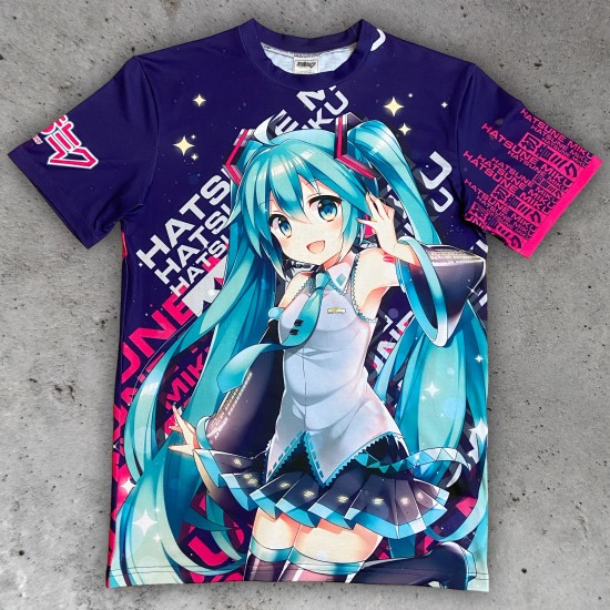 Hatsune Miku All Over Printed T-shirt: Expressive Vibes (Unisex)