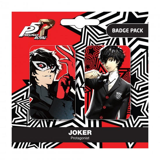 Persona 5 Royal Joker / Protagonist Badge Pack.