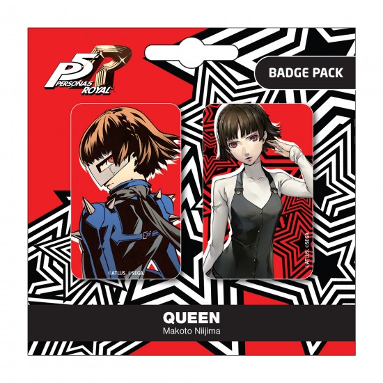 Persona 5 Royal Queen / Makoto Niijima Badge Pack