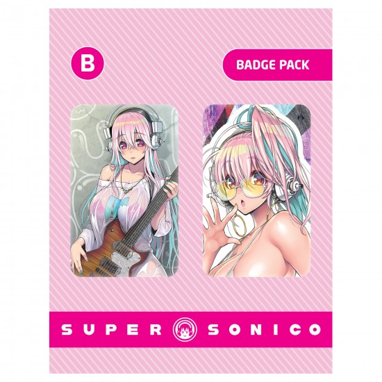 Super Sonico Badge Pack Ver B