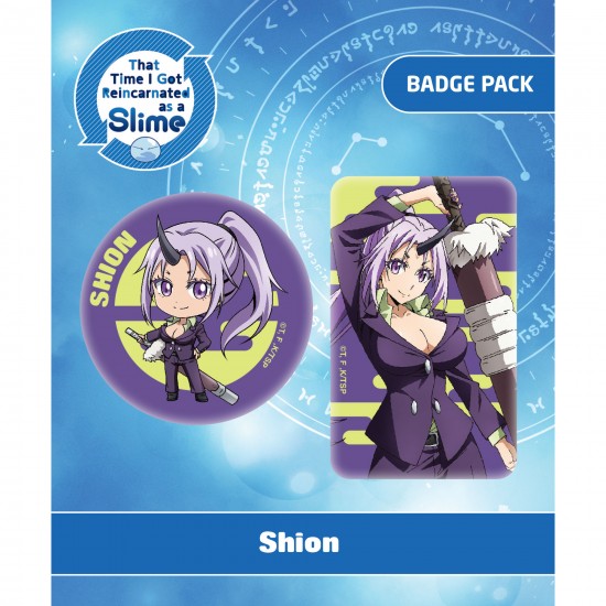 That Time I Got Reincarnated As A Slime (Tensei Shitara Suraimu Datta Ken) Shion Badge Pack