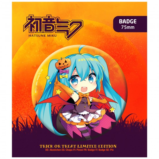 PIAPRO Characters: Hatsune Miku Halloween Badge