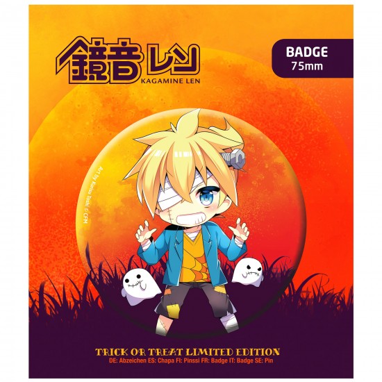 PIAPRO Characters: Kagamine Len Halloween Badge