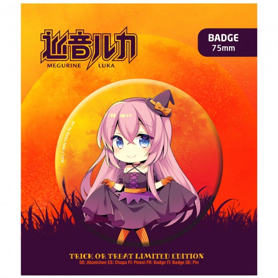 PIAPRO Characters: Megurine Luka Halloween Badge