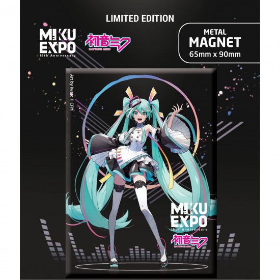 Hatsune Miku: Miku Expo 10th Anniversary Fridge Magnet (Art by Iwato Ver) - Limited Edition