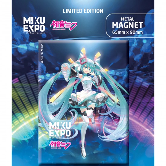 Hatsune Miku: Miku Expo 10th Anniversary Fridge Magnet (Art by KEI Ver) - Limited Edition