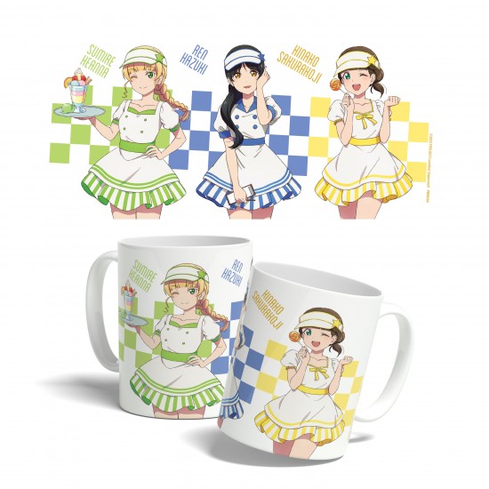 Love Live! Superstar!! Ceramic Mug: American Diner Sumire, Ren, Kinako