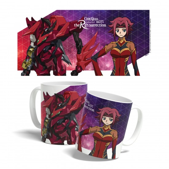 Code Geass Lelouch of the Re:surrection Ceramic Mug: Kallen Stadtfeld and Guren Special Type