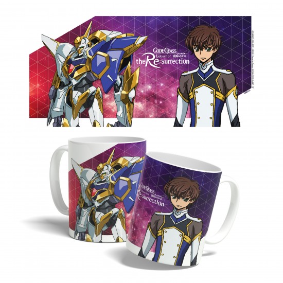 Code Geass Lelouch of the Re:surrection Ceramic Mug: Suzaku Kururugi and Lancelot siN