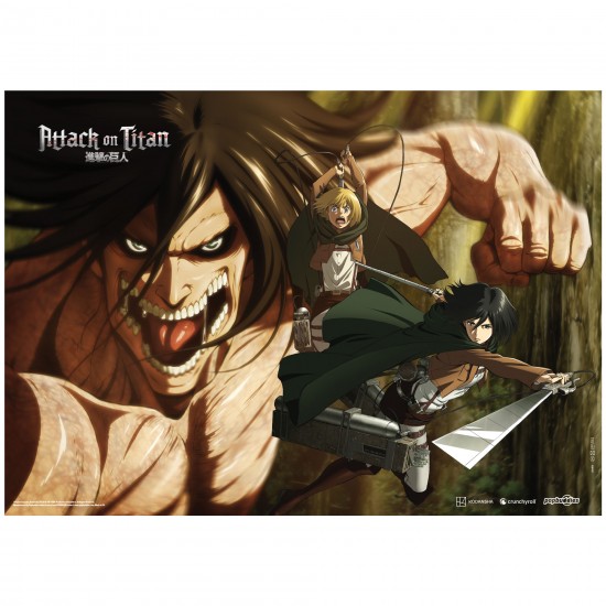 Attack On Titan Attack Titan Fabric Poster (A0)