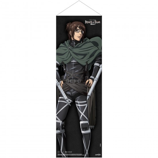 Attack on Titan Final Season Slim Fabric Wall Scroll: Hange Zoë