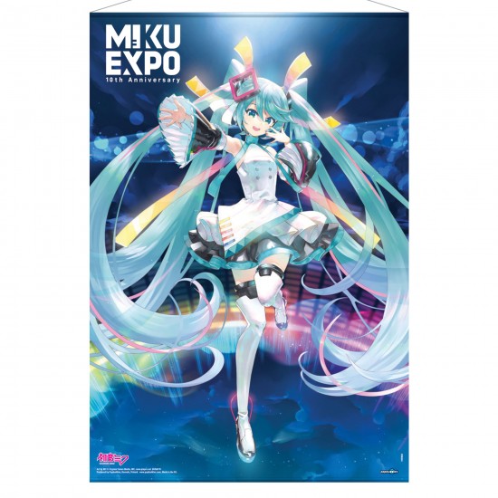 Hatsune Miku: Miku Expo 10th Anniversary Wall Scroll (Art by KEI Ver) - Limited Edition (Maxi Size)