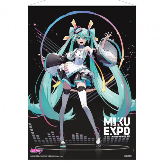 Hatsune Miku: Miku Expo 10th Anniversary Wall Scroll (Art by Iwato Ver) - Limited Edition