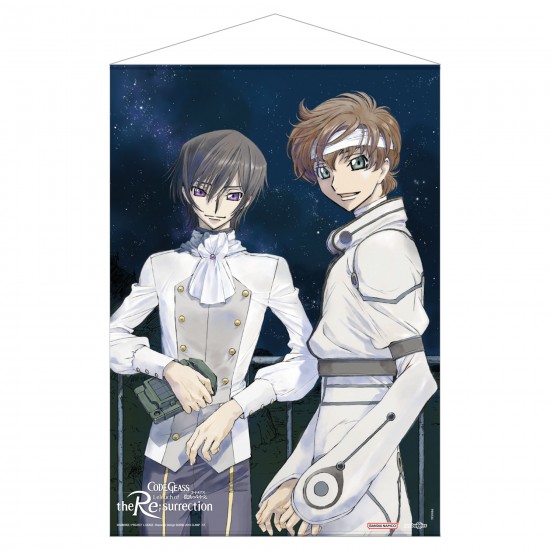 Code Geass Lelouch of the Re:surrection Fabric Wall Scroll: Lelouch and Suzaku