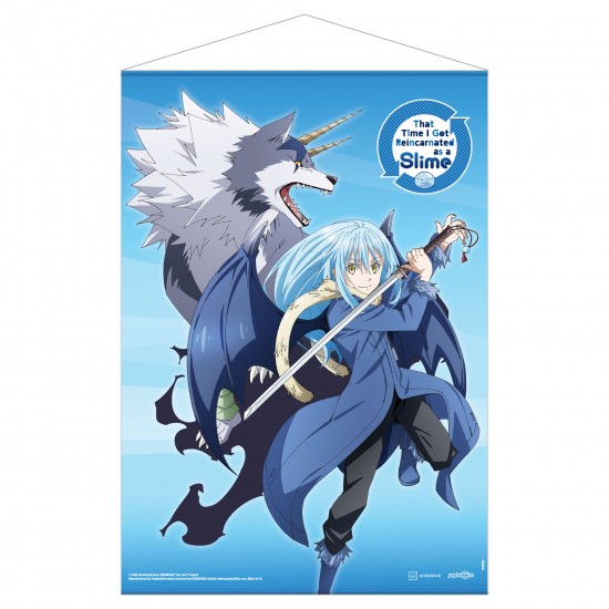 That Time I got Reincarnated as a Slime (Ten-Sura) Rimuru and Ranga Wall Scroll